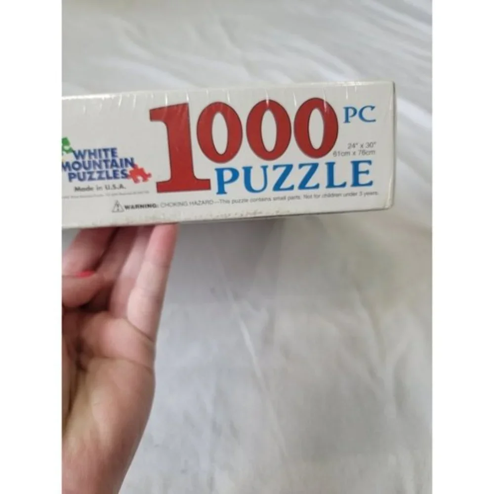NEW White Mountain Puzzles State Birds and Flowers - 1000 Piece‎ Jigsaw Puzzle